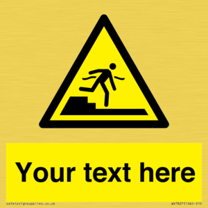 Custom warning Submerged step or steps